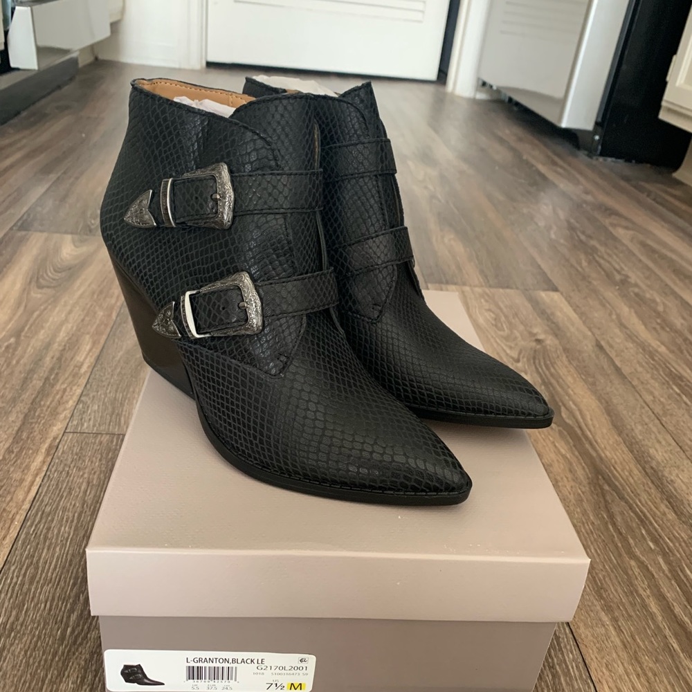 Franco Sarto leather booties